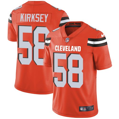 Nike Men & Women & Youth Browns 58 Christian Kirksey Orange NFL Vapor Untouchable Limited Jersey,We sell and wholesale Nike Men & Women & Youth Browns 58 Christian Kirksey Orange NFL Vapor Untouchable Limited Jersey on line form chian!